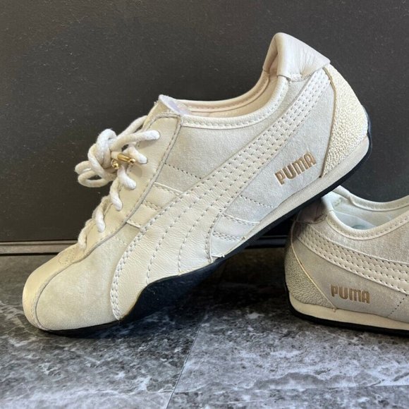 PUMA 2008 Rennschuh 2 Women RARE Shoe/Sneaker SZ 5 US/37 EUR suede leather ICE - Picture 1 of 12